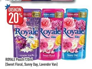 Promo Harga So Klin Royale Parfum Collection Sweet Floral, Sunny Day, Lavender Vanilla 720 ml - Hypermart