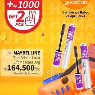Promo Harga Maybelline The Falsies Lash Lift Waterproof Mascara 30 gr - Guardian