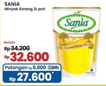 Promo Harga Sania Minyak Goreng 2000 ml - Indomaret