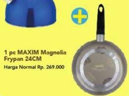 Promo Harga MAXIM Magnolia Frypan 24cm  - Carrefour