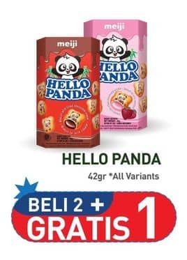 Promo Harga Meiji Hello Panda Biscuit All Variants 40 gr - Hypermart