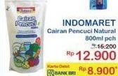 Promo Harga INDOMARET Cairan Pencuci Natural Jeruk Nipis, Citrus Daun Mint 800 ml - Indomaret