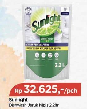 Promo Harga Sunlight Pencuci Piring Jeruk Nipis 100 2000 ml - TIP TOP