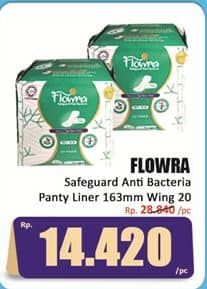 Promo Harga Flowra Safeguard Anti Bacteria Wing 163mm 20 pcs - Hari Hari