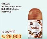 Promo Harga STELLA Matic Refill Caffee Latte 225 ml - Indomaret
