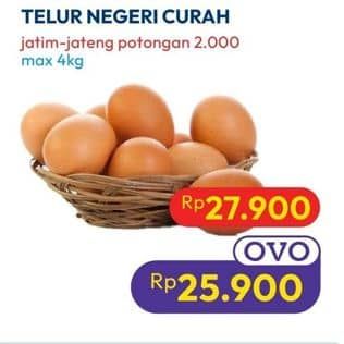 Promo Harga Telur Ayam Negeri  - Hypermart