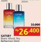 Promo Harga Gatsby Eau De Parfum Blanc Wood, Sky Reflection  - Alfamidi