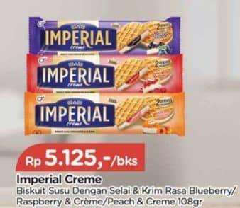 Promo Harga Imperial Creme Cream Blueberry, Raspberry 108 gr - TIP TOP