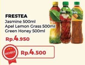 Promo Harga Frestea Minuman Teh Jasmine, Green Honey, Apple 500 ml - Yogya