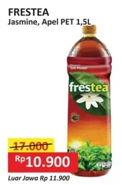 Promo Harga Frestea Minuman Teh Jasmine, Apple 1500 ml - Alfamart