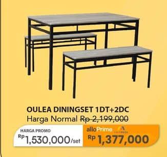 Promo Harga Oulea Dining Set  - Carrefour