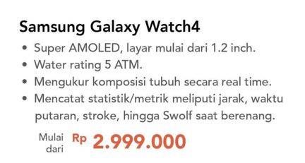 Promo Harga Samsung Galaxy Watch  - Erafone