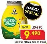 Promo Harga Mujigae Susu Cair Banana 250 ml - Superindo