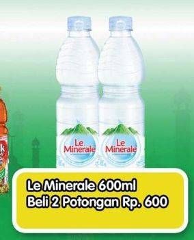 Promo Harga Le Minerale Air Mineral 600 ml - Hypermart