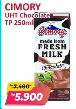Promo Harga Cimory Susu UHT Chocolate 250 ml - Alfamart