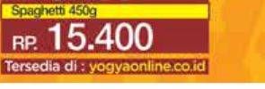 Promo Harga La Fonte Spaghetti 10, 11 450 gr - Yogya