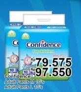 Promo Harga CONFIDENCE Adult Diapers Pants L10  - TIP TOP