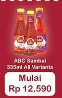 Promo Harga ABC Sambal All Variants 335 ml - Hypermart