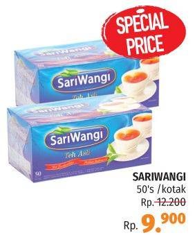 Promo Harga Sariwangi Teh Asli 50 pcs - LotteMart