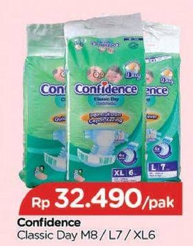Promo Harga Confidence Adult Diapers Classic Day M8, L7, XL6  - TIP TOP
