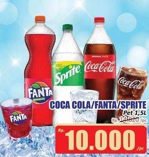 COCA COLA/ FANTA/ SPRITE 1,5 L