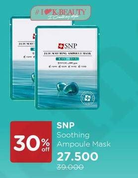 Promo Harga SNP Ampoule Series Face Mask All Variants  - Watsons