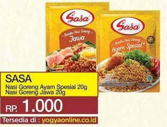 Promo Harga SASA Bumbu Nasi Goreng Ayam Spesial, Jawa 20 gr - Yogya
