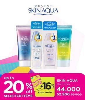 Promo Harga Skin Aqua Tone Up UV Essence/Skin Aqua UV Skincare Range  - Watsons