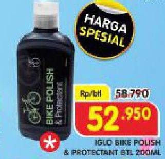 Promo Harga IGLO Bike Polish & Protectant 200 ml - Superindo