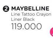 Promo Harga Maybelline Line Tato Crayon Pen  - Watsons