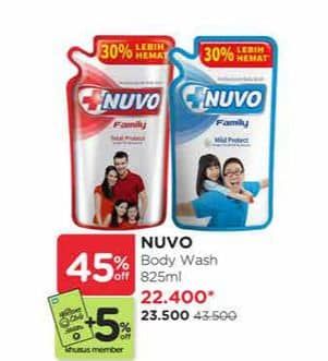 Promo Harga Nuvo Body Wash 825 ml - Watsons
