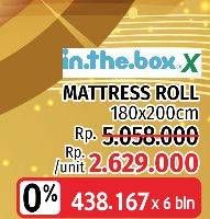 Promo Harga INTHEBOXX Mattress Roll 180x200 Cm  - LotteMart