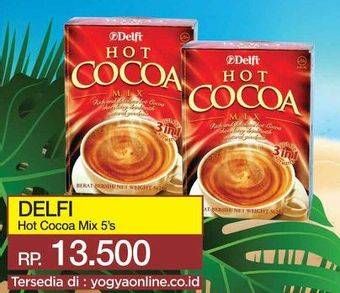 Promo Harga Delfi Hot Cocoa Indulgence 5 pcs - Yogya