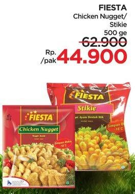 Promo Harga Fiesta Naget Chicken Nugget, Stikie 500 gr - Lotte Grosir