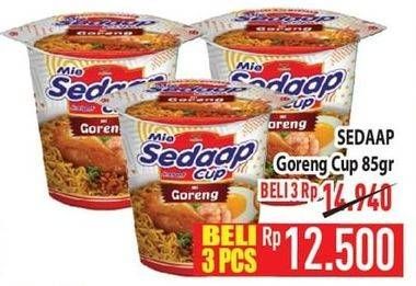 Promo Harga Sedaap Mie Cup Goreng 85 gr - Hypermart