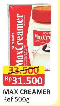 Promo Harga MAX Creamer Refill 500 gr - Alfamart