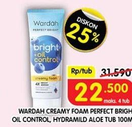 Promo Harga WARDAH Perfect Bright + Oil Control/ Hydramild Aloe  - Superindo