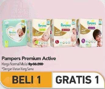 Promo Harga Pampers Premium Care Active Baby Pants L24, XL21 21 pcs - Carrefour