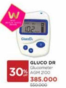 Promo Harga GLUCO DR Glucometer AGM-2100  - Watsons