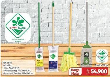 Promo Harga CLEAN MATIC City Mop Pel All Variants  - Lotte Grosir