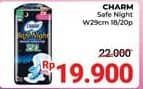 Promo Harga Charm Safe Night Wing 29cm 18 pcs - Alfamidi