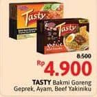 Promo Harga Sedaap Tasty Bakmi Ayam Geprek Matah, Ayam, Beef Yakiniku 115 gr - Alfamidi