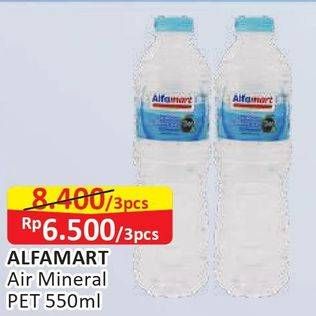 Promo Harga ALFAMART Air Mineral 550 ml - Alfamart