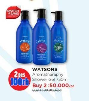 Promo Harga WATSONS Aromatheraphy Shower Gel 750 ml - Watsons