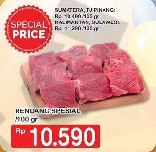 Promo Harga Daging Rendang Sapi per 100 gr - Hypermart