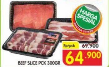 Promo Harga Beef Short Plate Slice 300 gr - Superindo