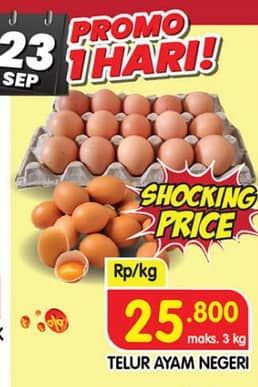 Promo Harga Telur Ayam Negeri  - Superindo
