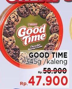 Promo Harga GOOD TIME Cookies Chocochips 345 gr - LotteMart