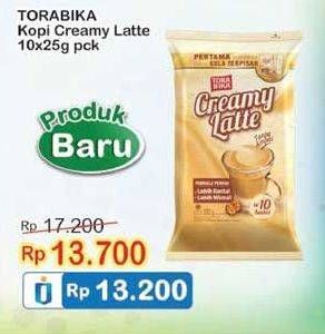 Promo Harga Torabika Creamy Latte per 10 sachet 25 gr - Indomaret