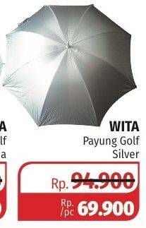 Promo Harga WITA Payung Golf Silver  - Lotte Grosir